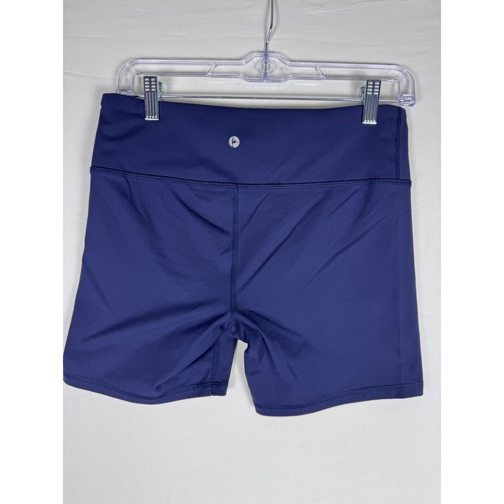 90 Degree by Reflex Navy High Rise Biker Shorts Women's M Yoga Performance - Picture 2 of 4